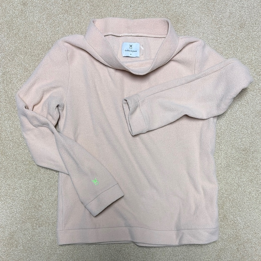 Dudley Stephens Cream Cowl Turtleneck Sweater